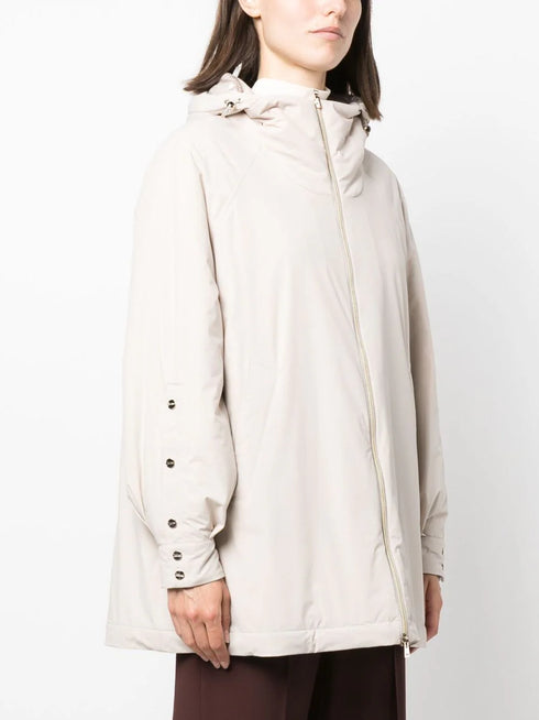 drawstring hooded jacket